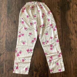 Secret Treasures Satin Floral Pajama Bottoms